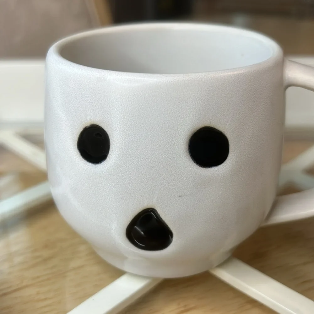 Pottery Barn Ghost Mug (2)